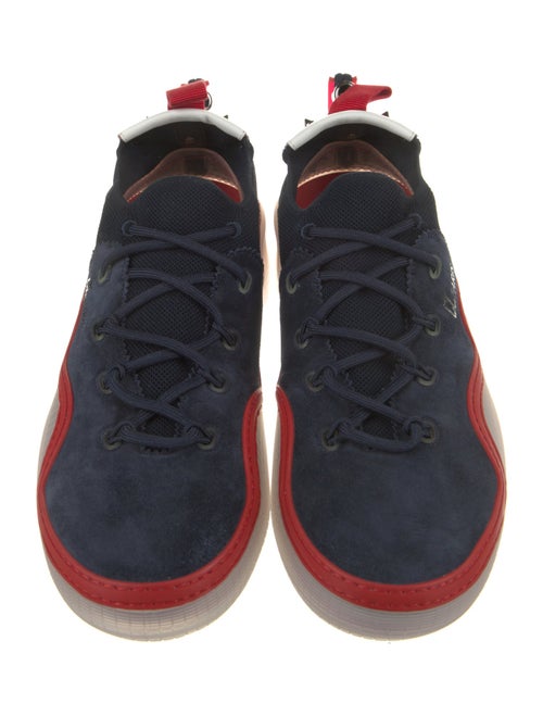 Christian Louboutin Suede Printed Sneakers