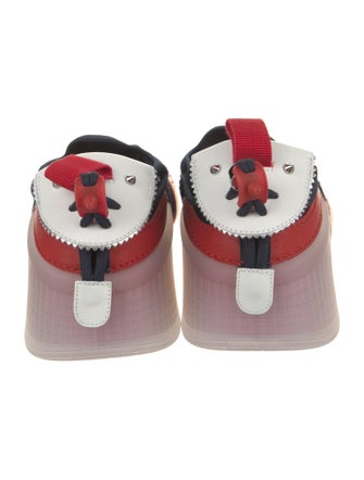 Christian Louboutin Suede Printed Sneakers