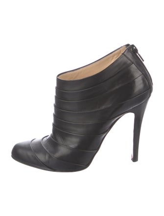 Christian Louboutin Leather Lace-Up Boots