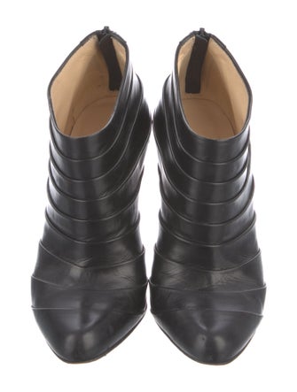 Christian Louboutin Leather Lace-Up Boots