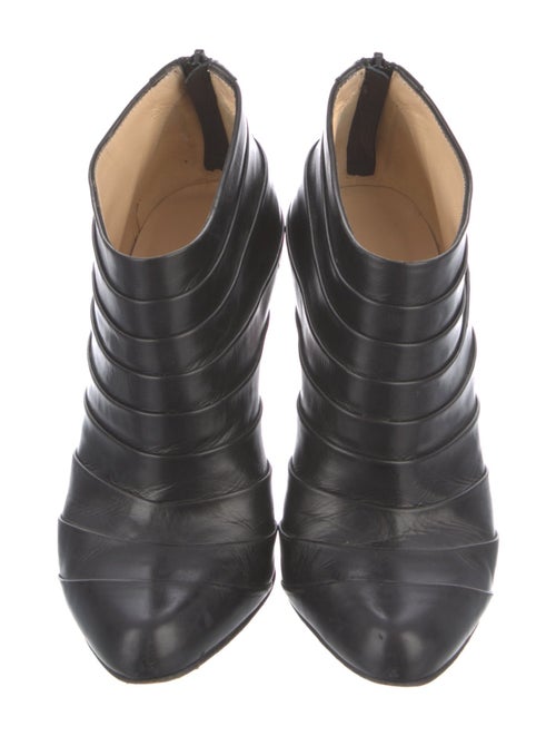 Christian Louboutin Leather Lace-Up Boots