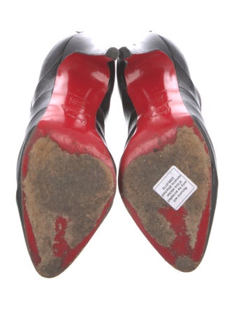 Christian Louboutin Leather Lace-Up Boots