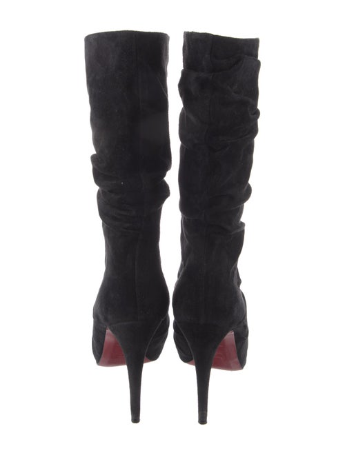 Christian Louboutin Suede Slouch Boots