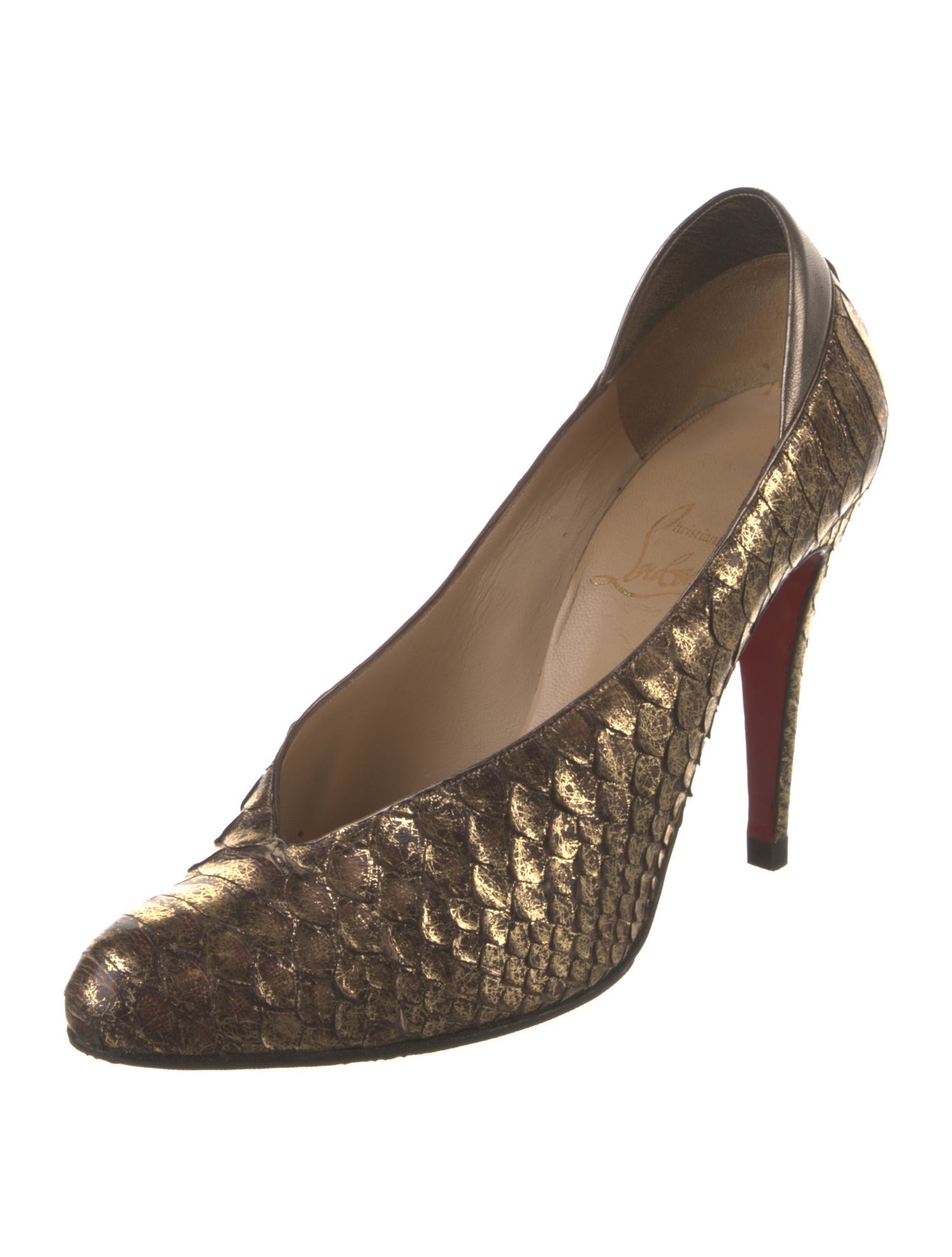 Christian Louboutin Snakeskin Pumps