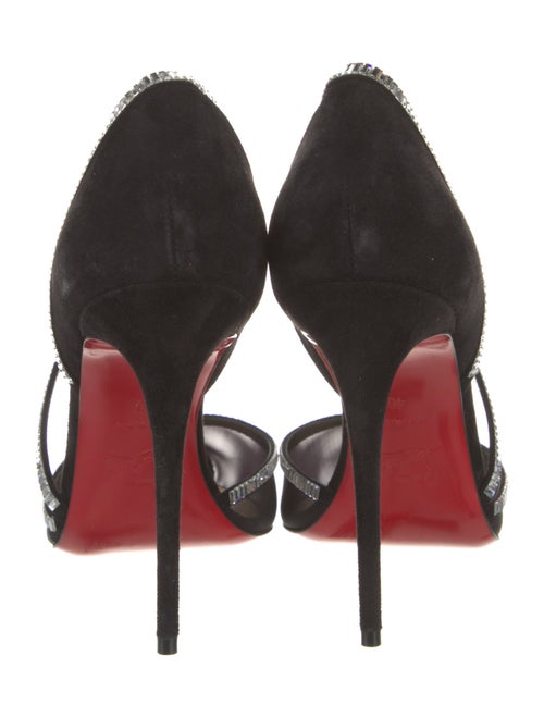 Christian Louboutin Mesh Mesh Accents D'Orsay Pumps
