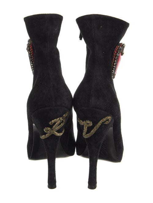 Roger Vivier Suede Crystal Embellishments