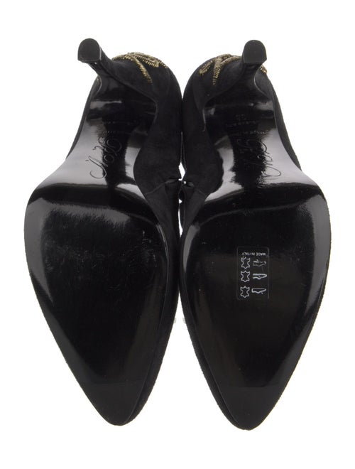 Roger Vivier Suede Crystal Embellishments