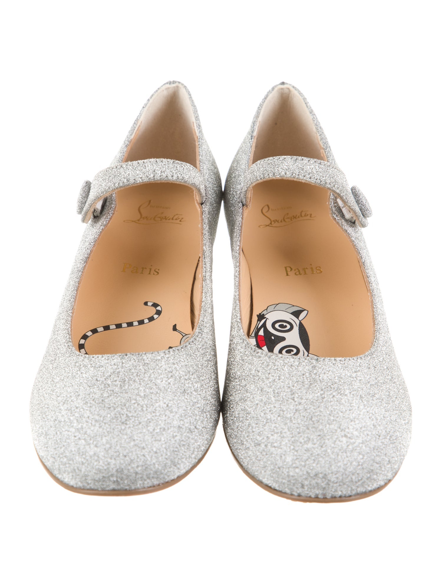 Christian Louboutin Girls' Betsina 40 Ballet Flats