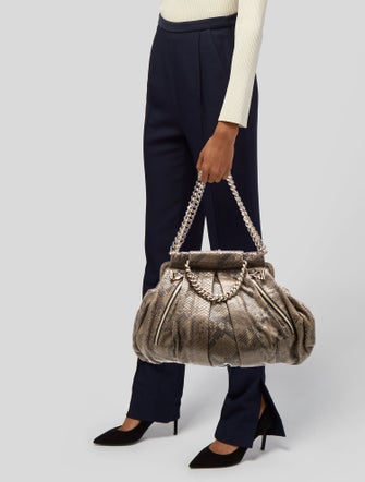 Christian Louboutin Snakeskin Shoulder Bag