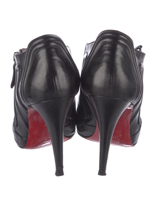 Christian Louboutin Sigourney Leather Moto Boots