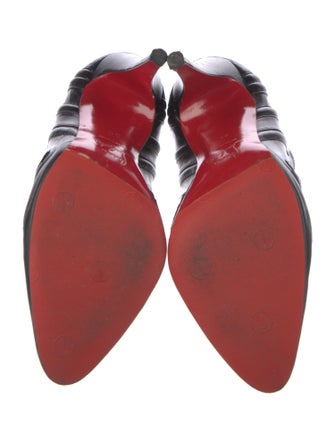 Christian Louboutin Sigourney Leather Moto Boots