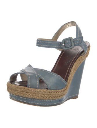 Christian Louboutin Leather Espadrilles