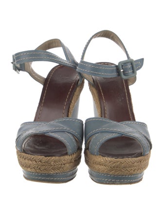 Christian Louboutin Leather Espadrilles