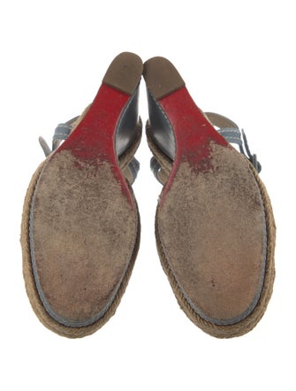 Christian Louboutin Leather Espadrilles