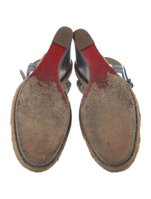 Christian Louboutin Leather Espadrilles