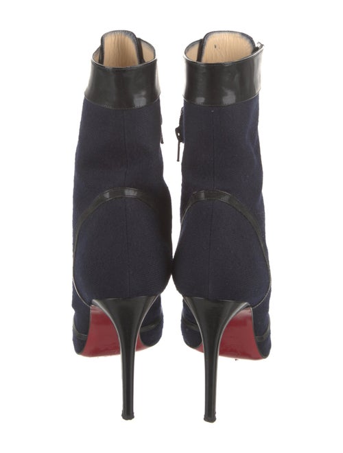 Christian Louboutin Wool Lace-Up Boots