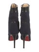Christian Louboutin Wool Lace-Up Boots