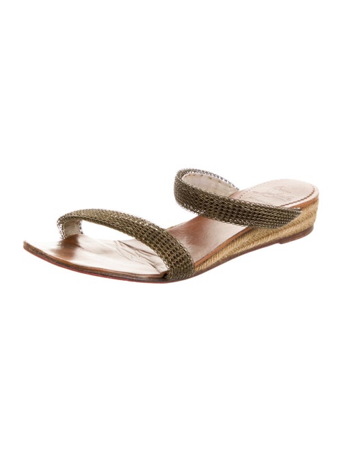 Christian Louboutin Metal Slides