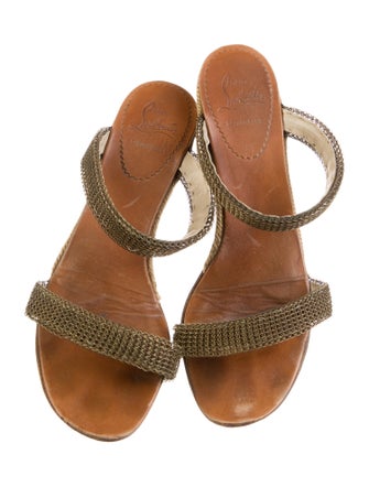 Christian Louboutin Metal Slides