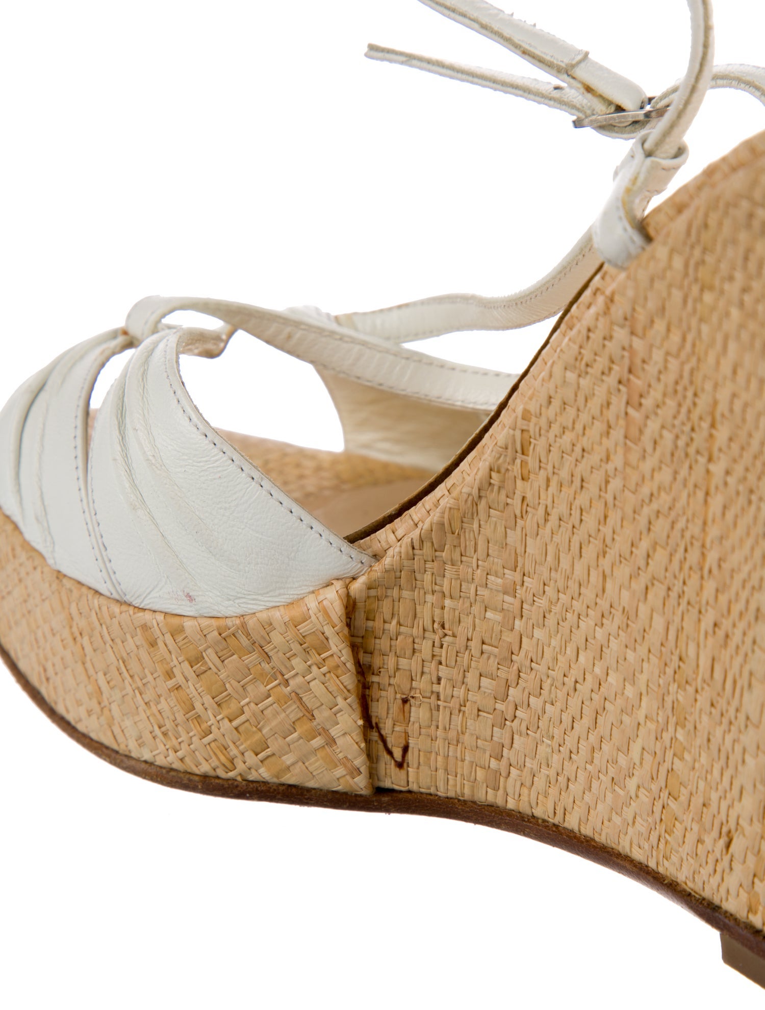 Christian Louboutin Leather Slingback Sandals