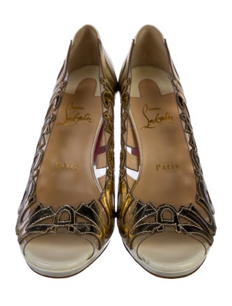 Christian Louboutin PVC Slingback Sandals