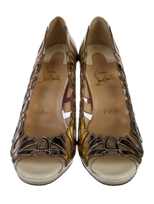 Christian Louboutin PVC Slingback Sandals