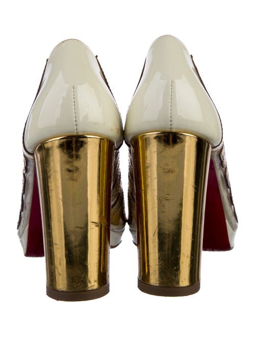 Christian Louboutin PVC Slingback Sandals