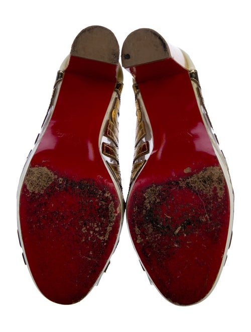 Christian Louboutin PVC Slingback Sandals