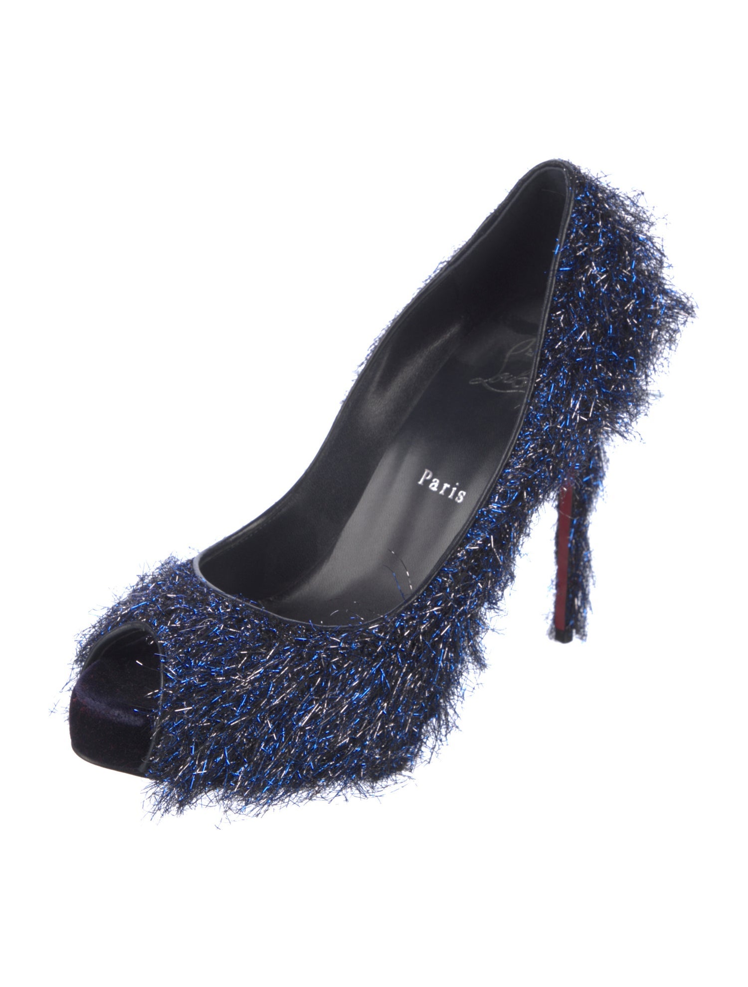 Christian Louboutin Faux Fur Pumps