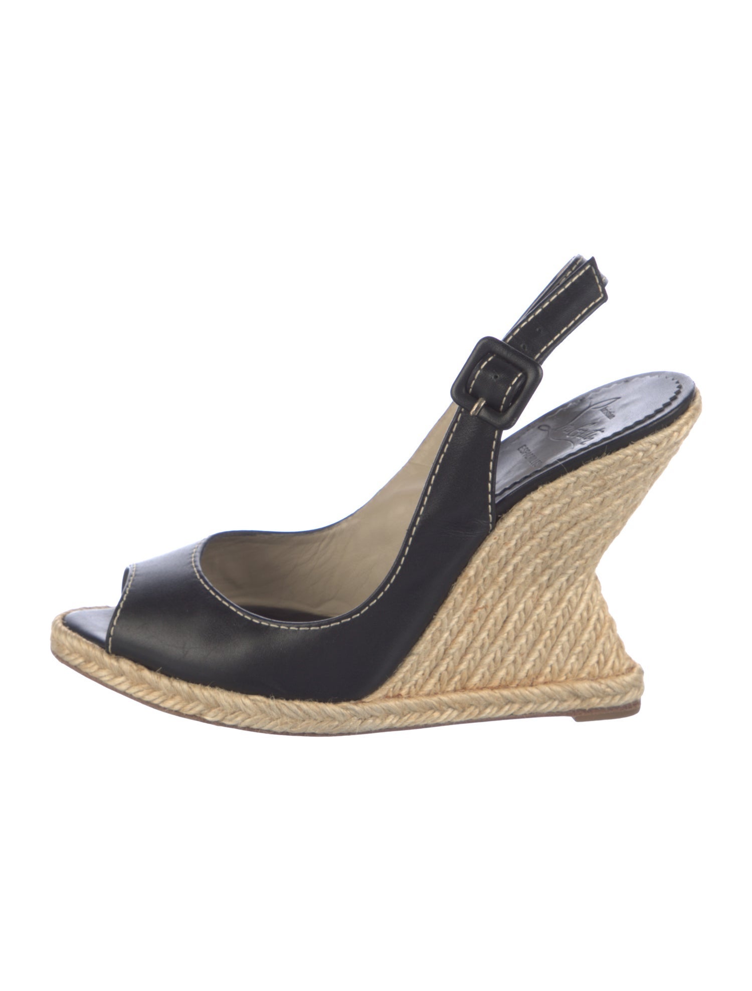 Christian Louboutin Leather Espadrilles