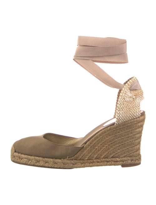 Christian Louboutin Canvas Printed D'Orsay Pumps