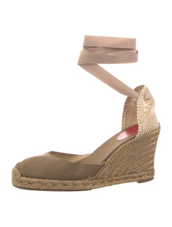 Christian Louboutin Canvas Printed D'Orsay Pumps