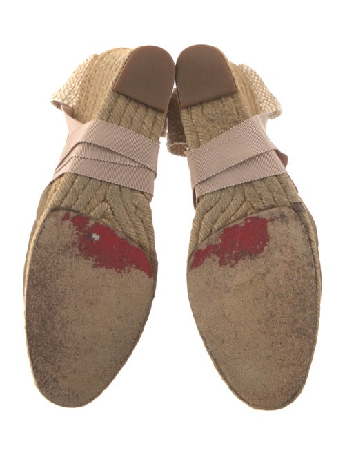 Christian Louboutin Canvas Printed D'Orsay Pumps