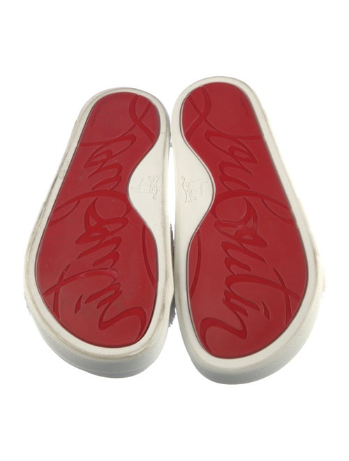 Christian Louboutin Shearling Embroidered Accent Espadrilles