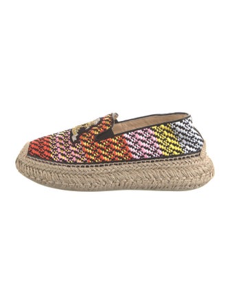 Christian Louboutin Tweed Printed Espadrilles