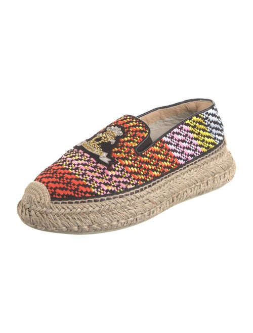 Christian Louboutin Tweed Printed Espadrilles