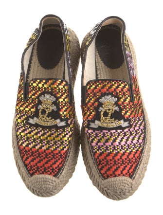 Christian Louboutin Tweed Printed Espadrilles