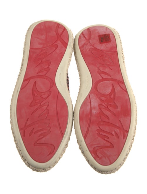 Christian Louboutin Tweed Printed Espadrilles