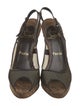 Christian Louboutin Mesh Slingback Sandals