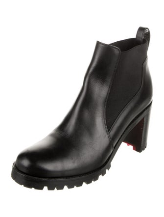 Christian Louboutin Spike Chelsea Leather Chelsea Boots