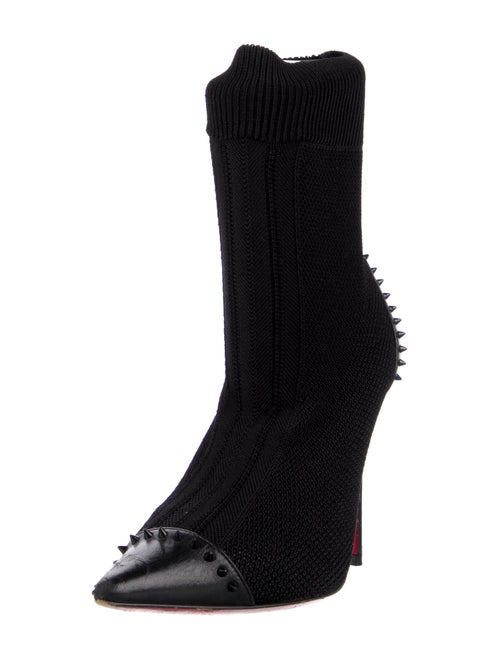 Christian Louboutin Studded Accents Sock Boots