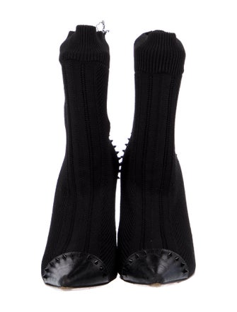 Christian Louboutin Studded Accents Sock Boots