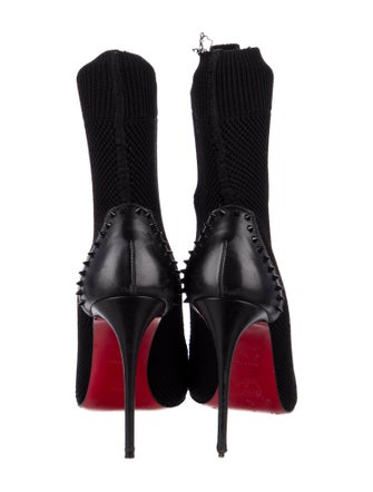 Christian Louboutin Studded Accents Sock Boots
