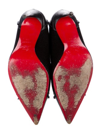 Christian Louboutin Studded Accents Sock Boots