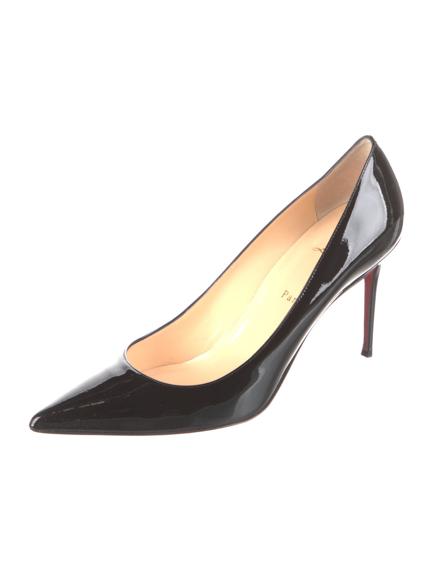 Christian Louboutin Decollete 554 Patent Leather Pumps