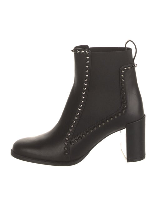 Christian Louboutin Out Line Spikes 70 Leather Chelsea Boots