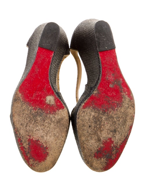 Christian Louboutin Raffia Espadrilles