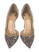 Christian Louboutin Sequins Patterned D'Orsay Pumps