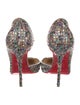 Christian Louboutin Sequins Patterned D'Orsay Pumps