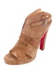 Christian Louboutin Suede Slingback Sandals